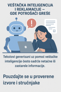 Read more about the article <strong>Veštačka inteligencija i reklamacije – gde potrošači greše</strong>