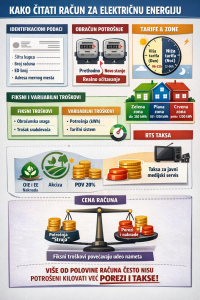 Read more about the article KAKO ČITATI RAČUN ZA ELEKTRIČNU ENERGIJU